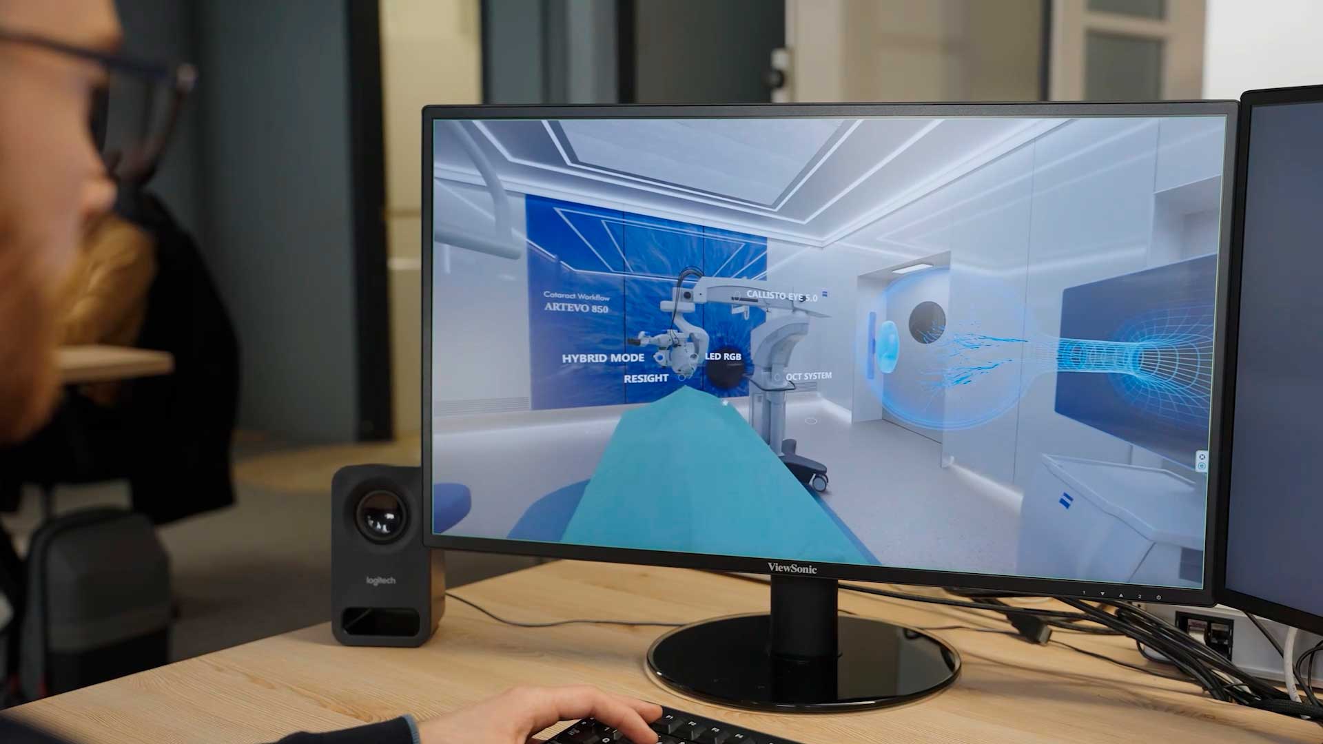 Zeiss 3D virtual metaverse – ophthalmology experience for pharma congress