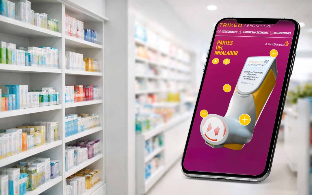 AstraZeneca | Interactive 3D Presentation – TRIXEO Aerosphere Inhaler