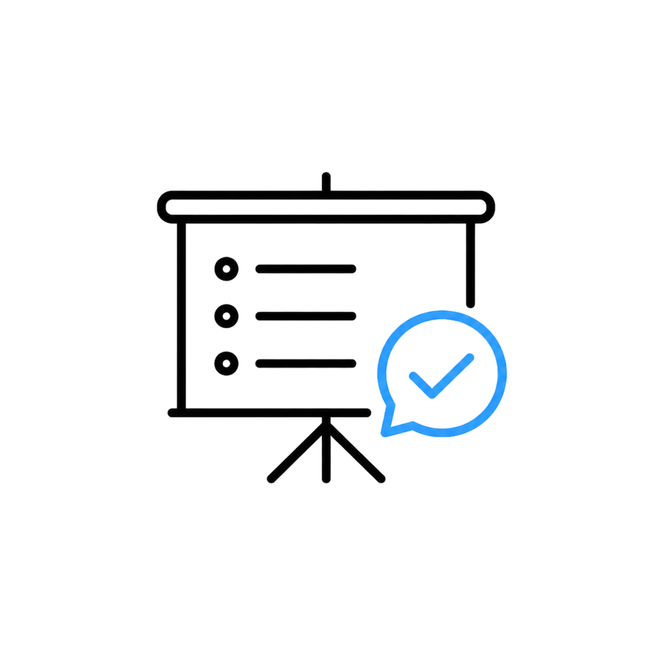 Conclusion slide icon – closing section design for scientific medical presentation