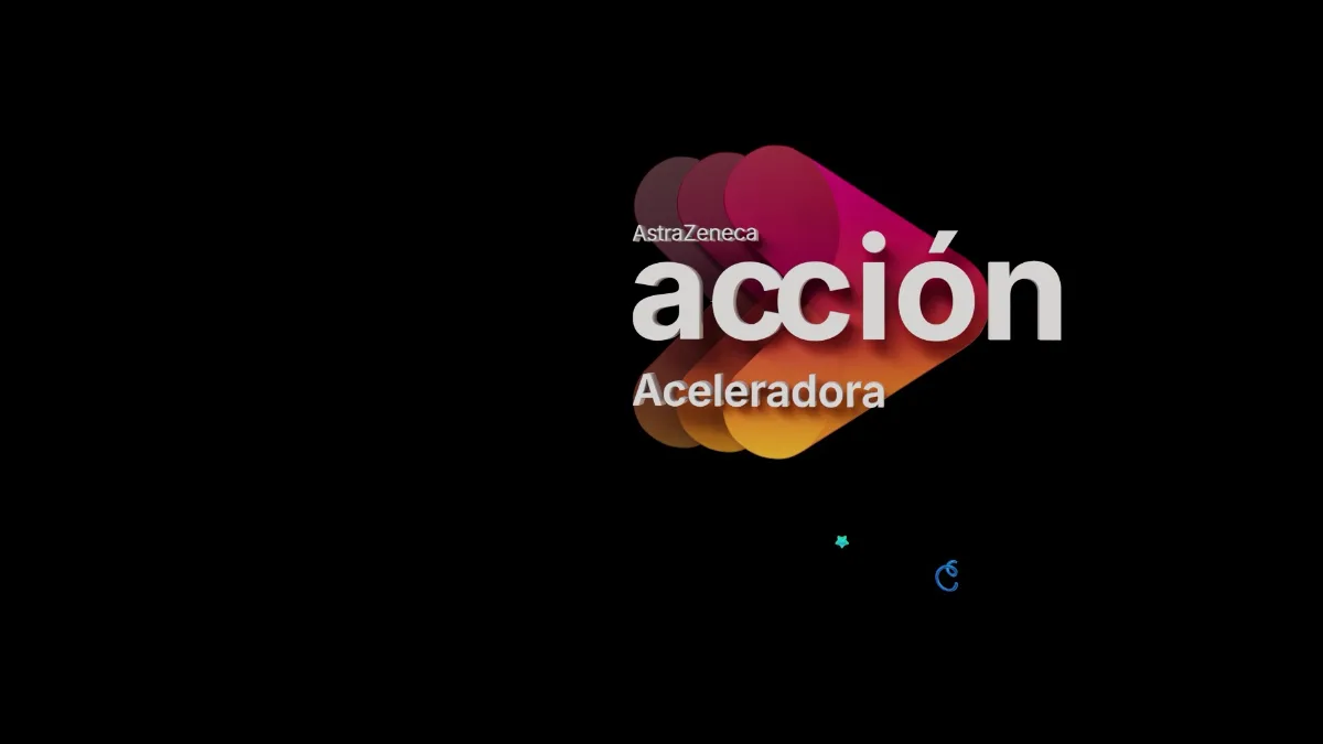 Large-format 3D hologram for AstraZeneca Acción Aceleradora